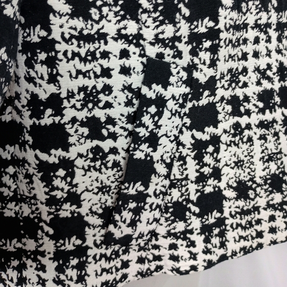 Black White SEMANTIKS Houndstooth Preppy Business Vintage Blazer S (#1,341)(C) - Picture 7 of 10